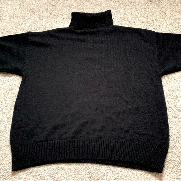 Vintage 90s Embroidered Turtleneck Sweater by Chinawear Sz L - Picture 10 of 10